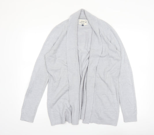 Maine New England Women’s Grey Size 14 Open Knit Cardigan