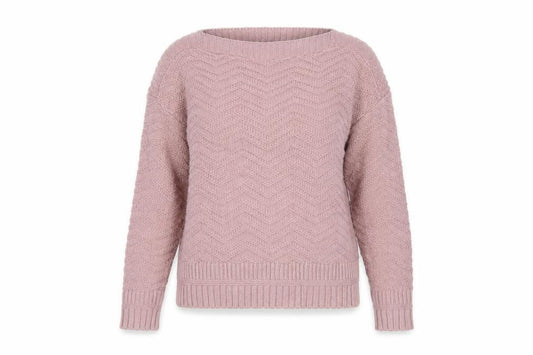 FatFace Women’s Pink Cotton Cable-Knit Jumper UK 12
