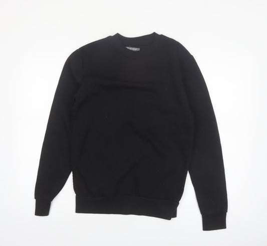 Primark Men's Black XS Pullover Crew Neck Sweatshirt