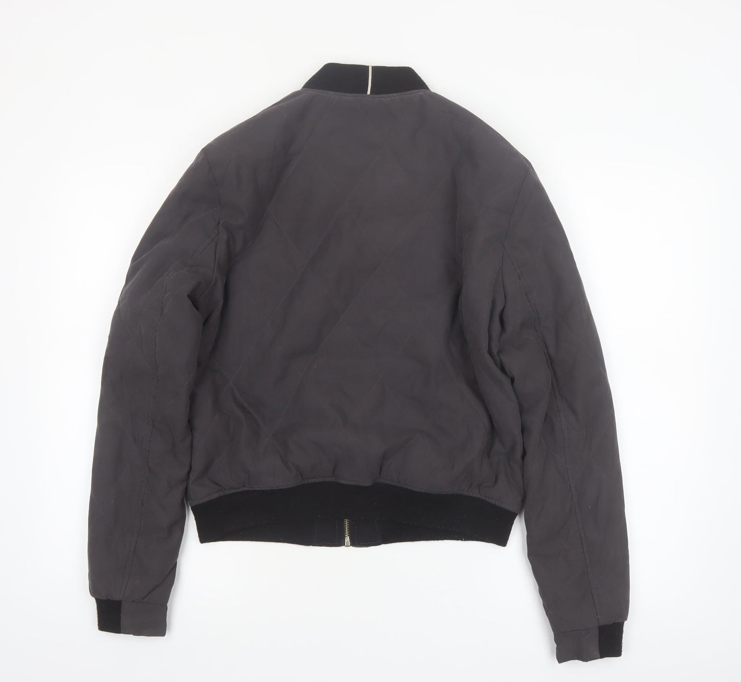 Superdry Womens Black Quilted Bomber Jacket Size M