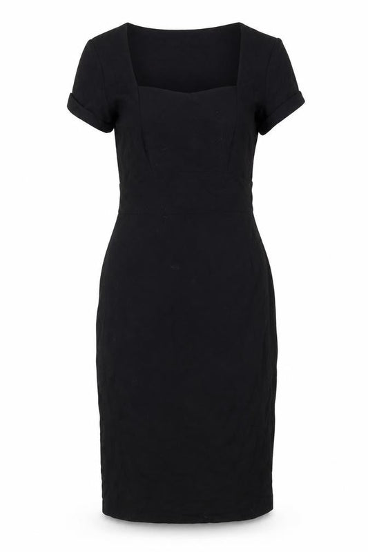 Principles Women Black Size 10 Sheath Knee Length Dress
