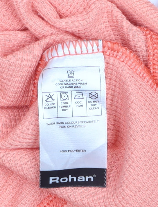 Rohan Womens Coral Polyester Pullover Sweatshirt XS Lightweight Casual