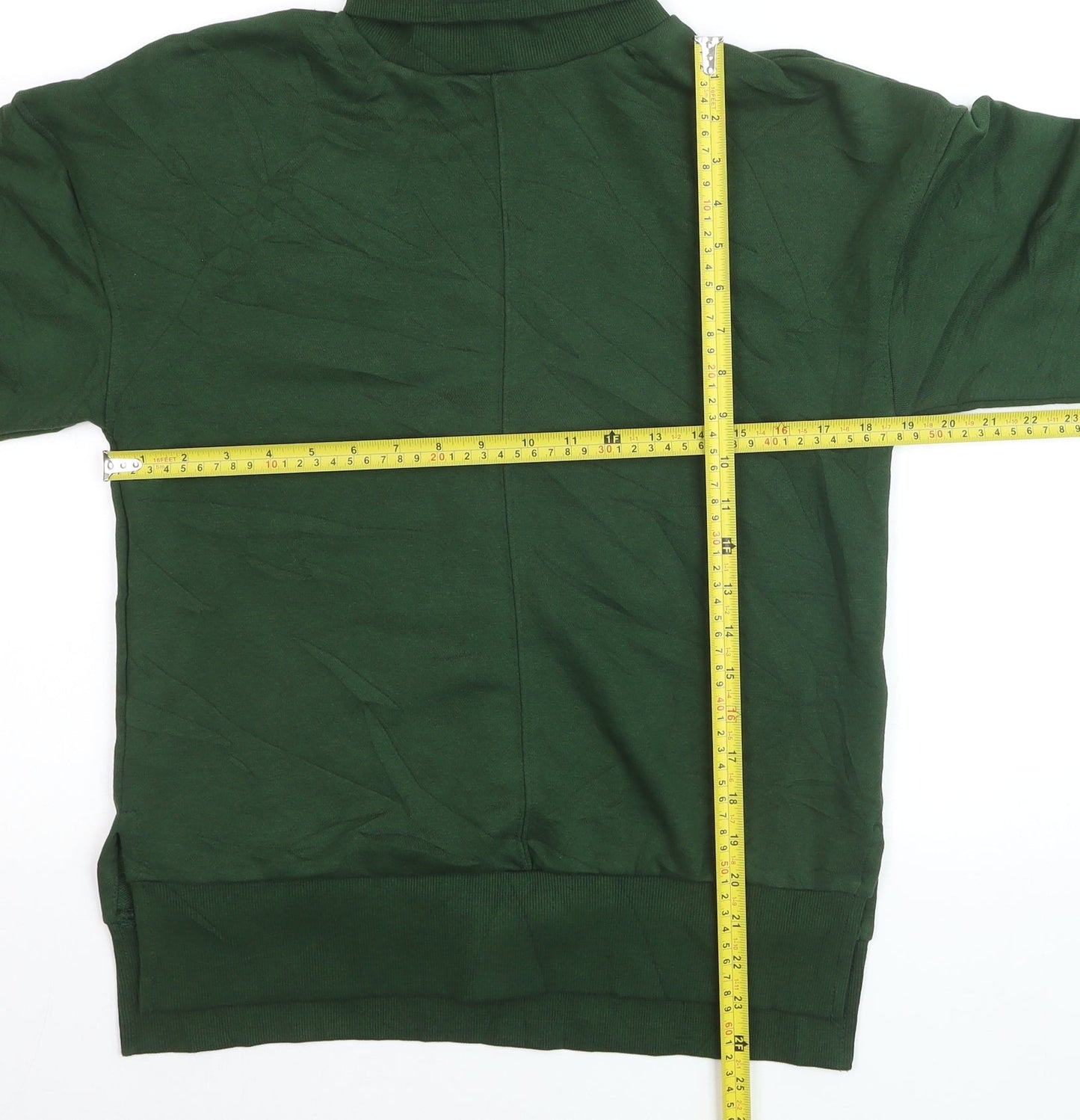 Marks and Spencer Women’s Green Roll Neck Long Sleeve Pullover Sweatshirt Size 8