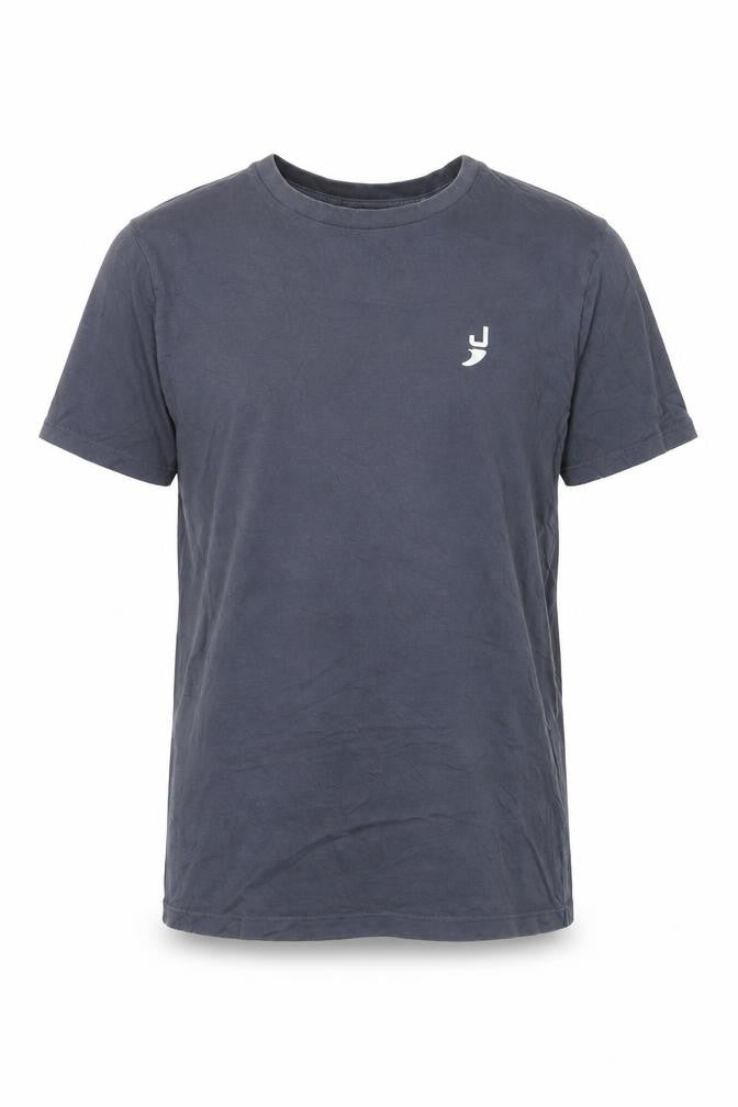 Jam Industries Men's Grey Cotton Crew Neck Short Sleeve T-Shirt S