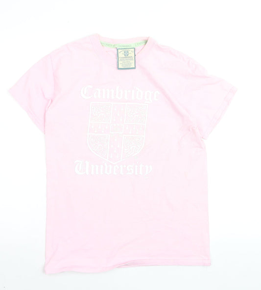 Giles & Co. Women’s Pink Cambridge University Cotton T-Shirt S