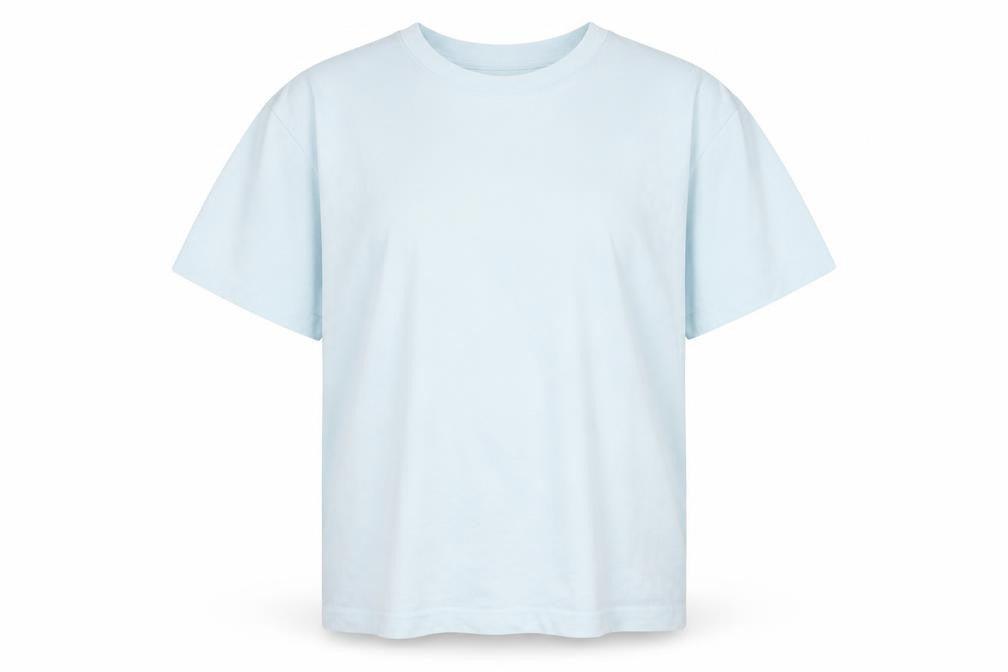 Harmony & Balance Women's Blue Cotton Stretch T-Shirt Size L