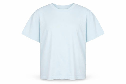 Harmony & Balance Women's Blue Cotton Stretch T-Shirt Size L