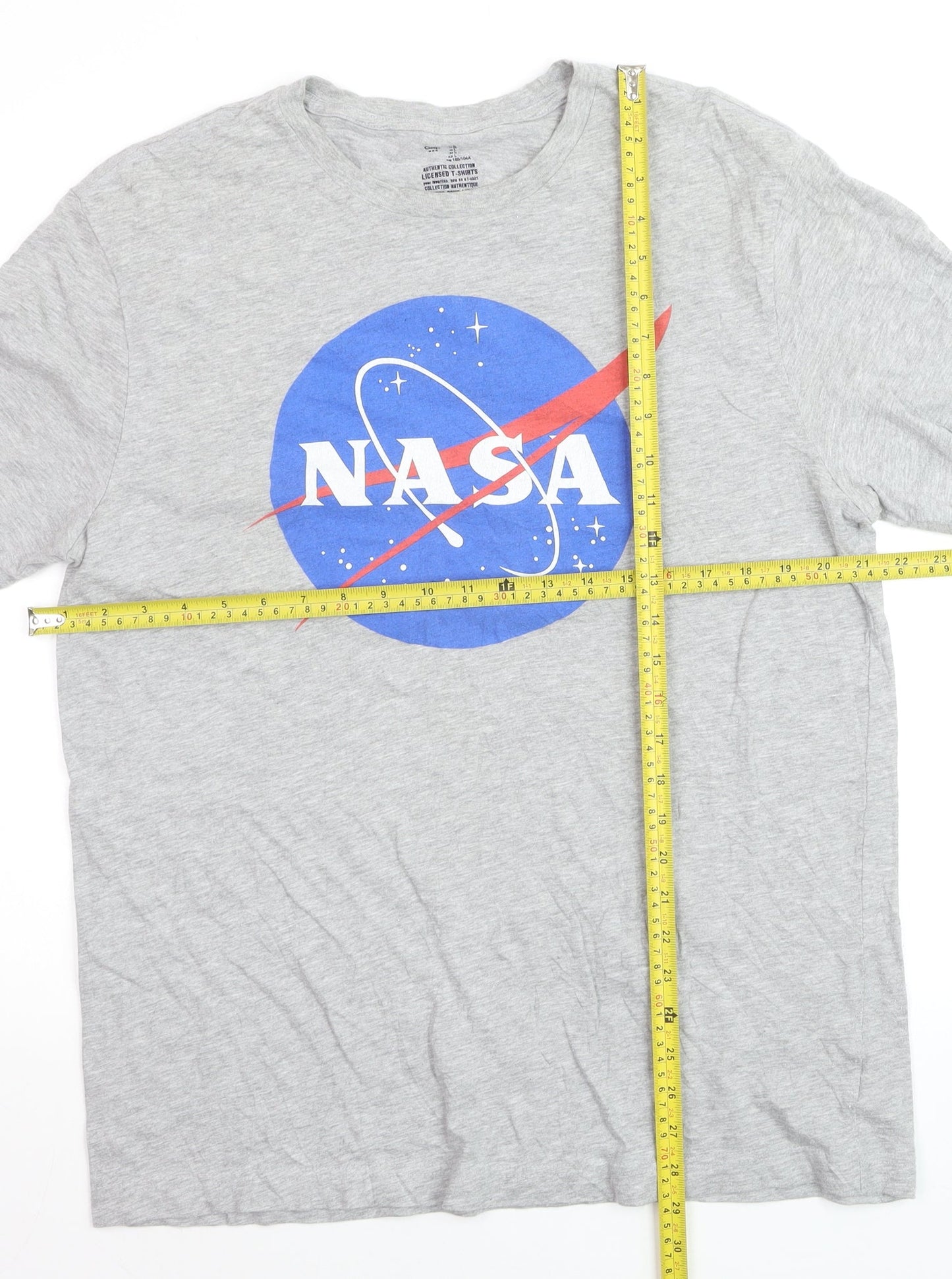 Gap Men's Grey NASA Logo Graphic Print T-Shirt Size L