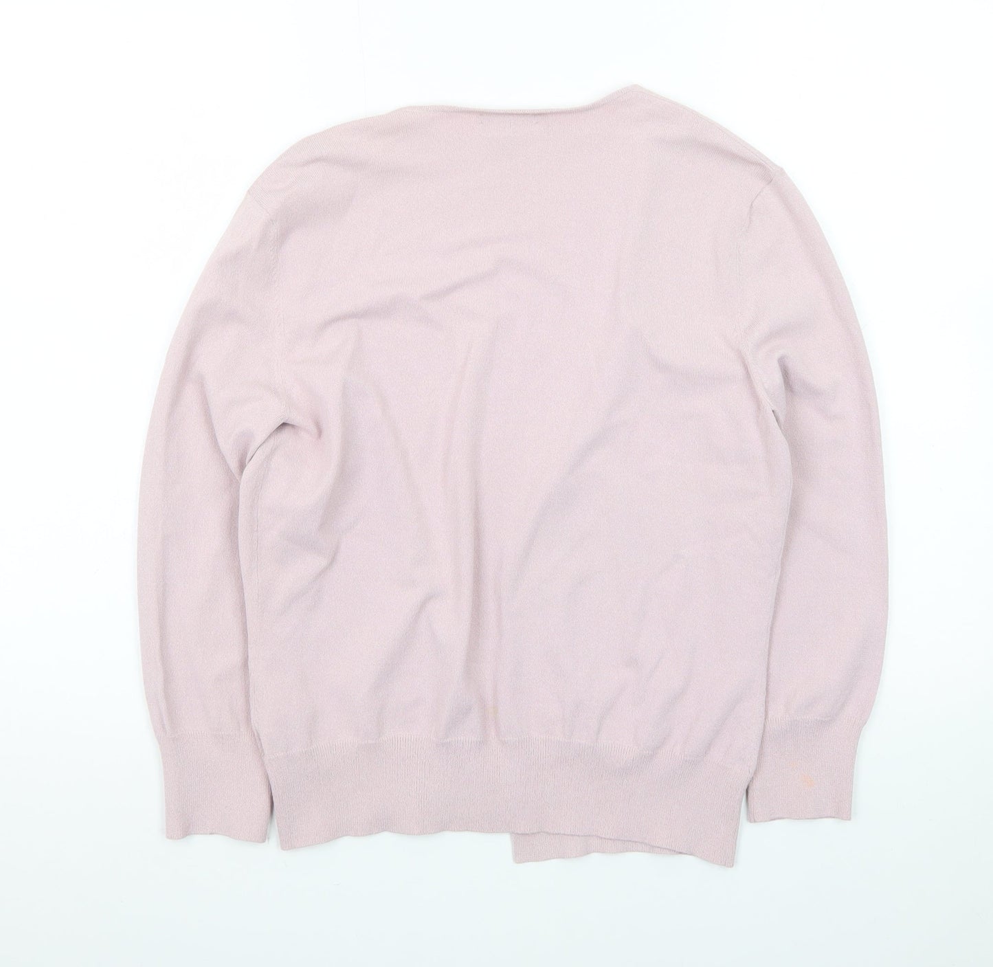 Anne Klein Women's Pink Rayon Blend Cardigan Size M