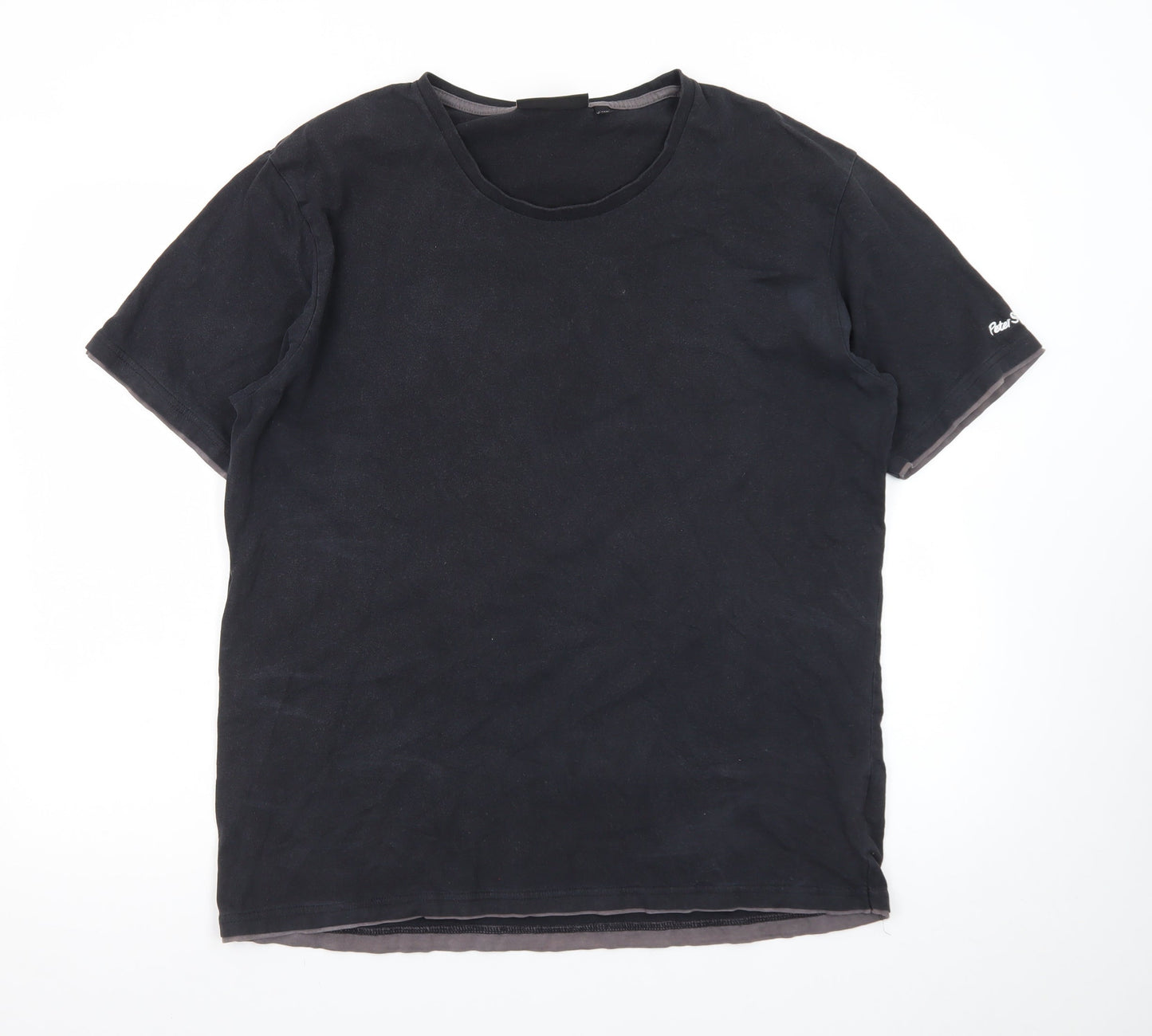 Peter Storm Men's Black XL Crew Neck Cotton T-Shirt