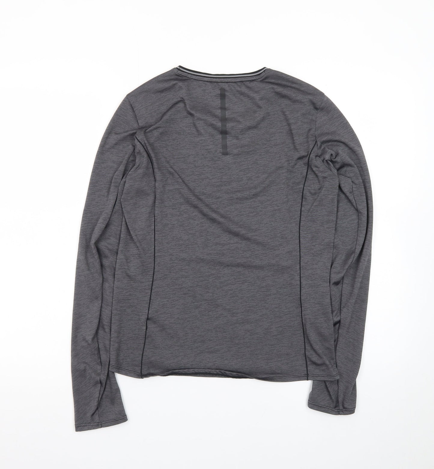 Scrida Sport Men’s Grey Long Sleeve Athletic Fit T-Shirt Size S
