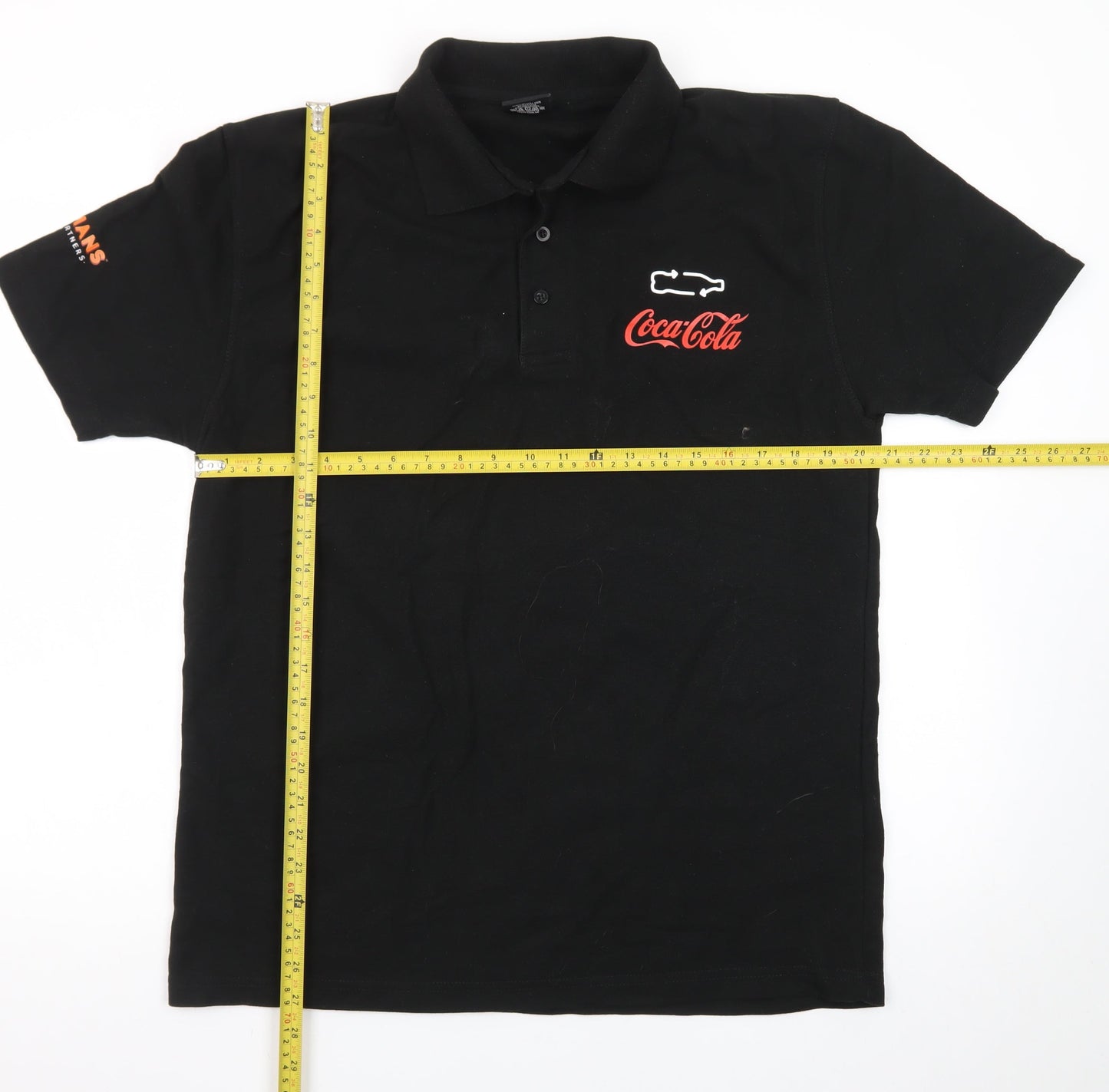 PRO RTX Men’s Black Coca-Cola Logo Short Sleeve Work Polo L