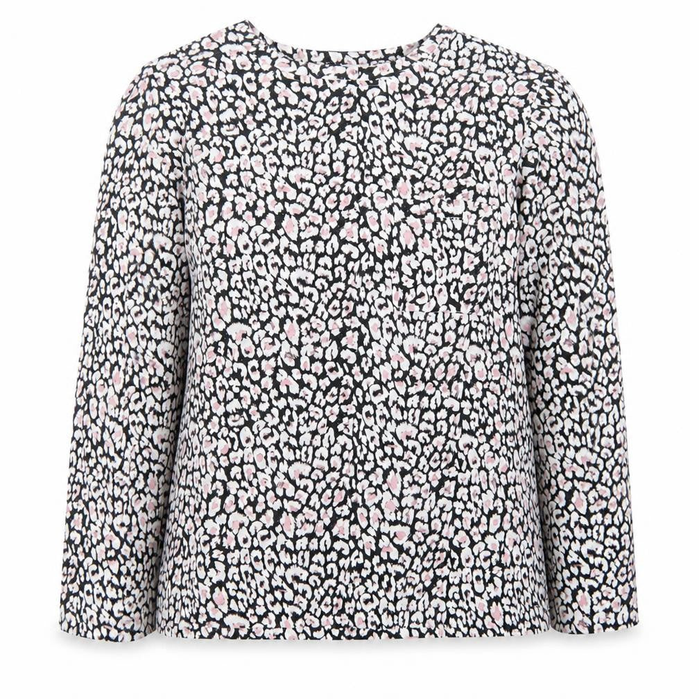 Marks & Spencer Women's Multicoloured Animal Print Cotton Blouse Size 16