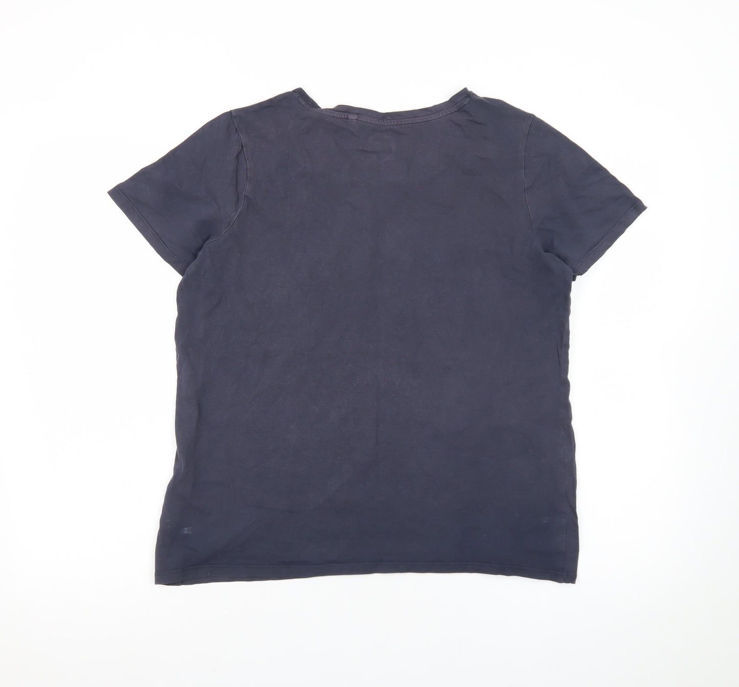 Next Women’s Blue Cotton Basic Short Sleeve T-Shirt Size 12