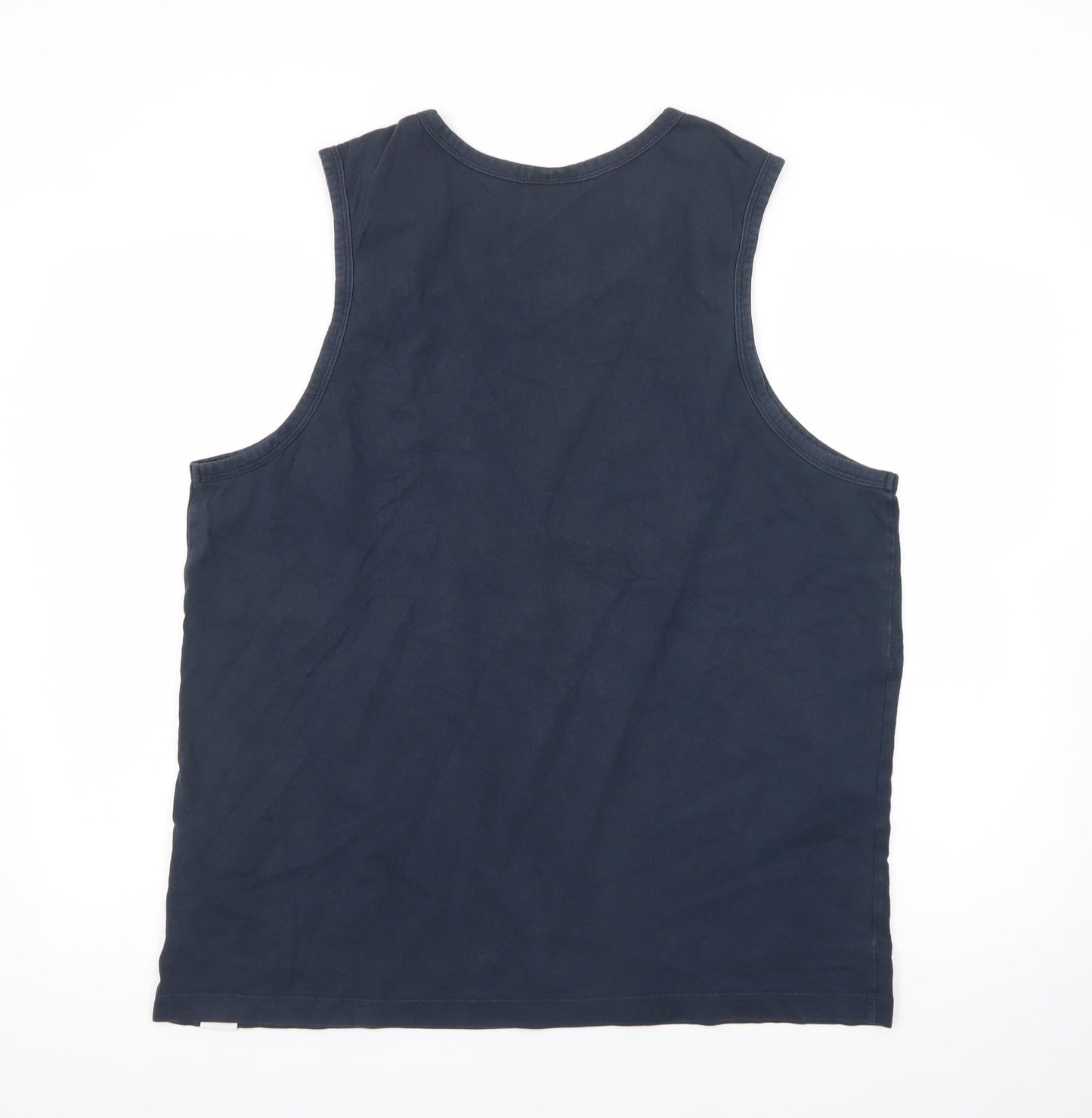 Lonsdale Men’s Blue 2XL Sleeveless Graphic T-Shirt Top