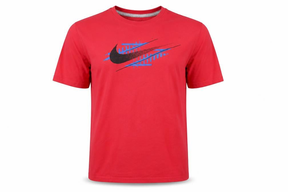 Nike Men's Red XL Athletic Fit Graphic Sports T-Shirt