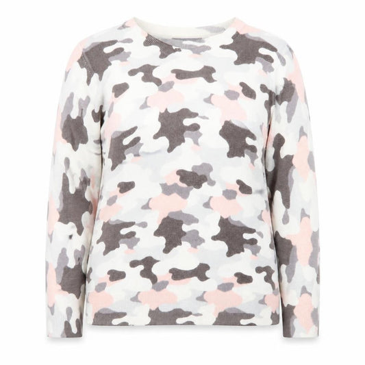 Marks & Spencer Women's Multicoloured Camouflage Crew Neck Jumper Size 14