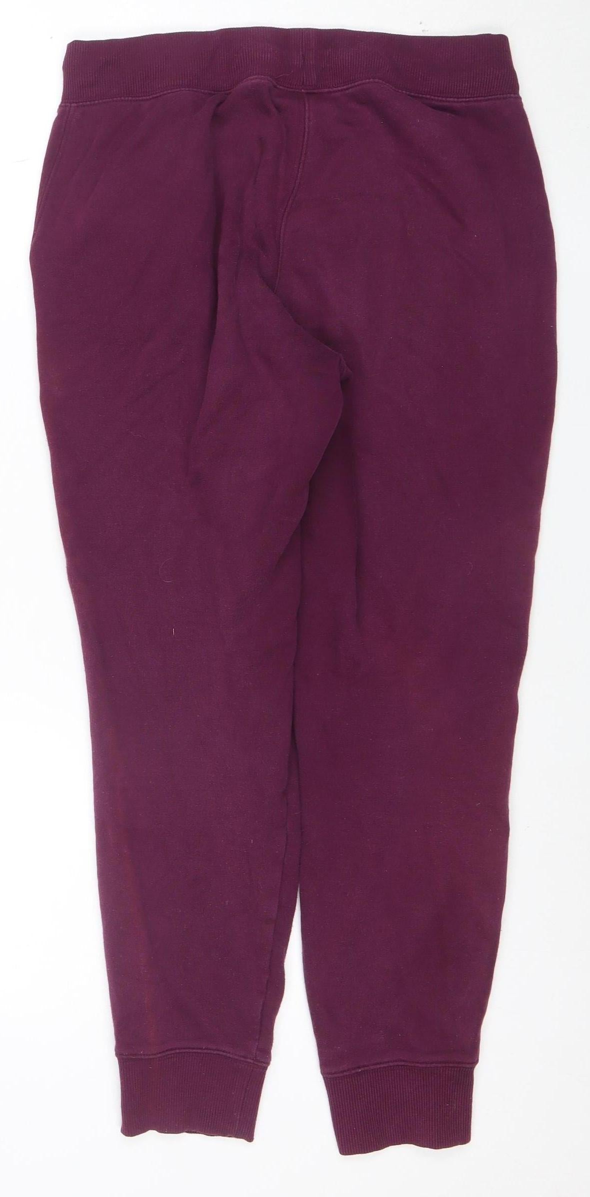Champion Women’s Purple Jogger Sweatpants Size S Cotton Blend Fleece