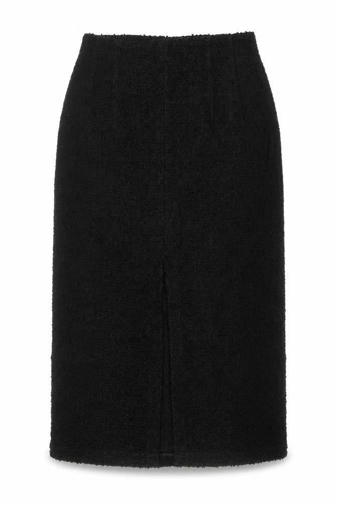 Marks & Spencer Women's Black Wool Blend Pencil Skirt Size 10