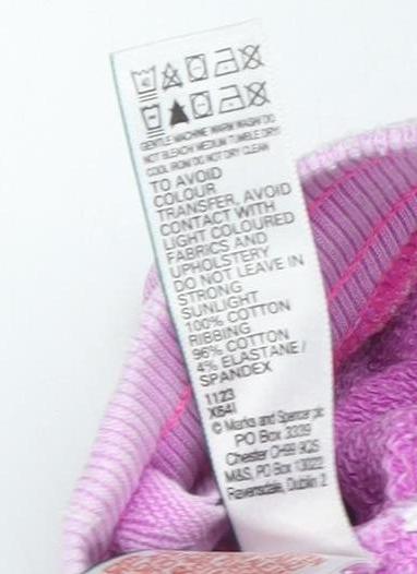 Boutique Womens Pink Cotton Jogger Trousers Size M Regular Fit