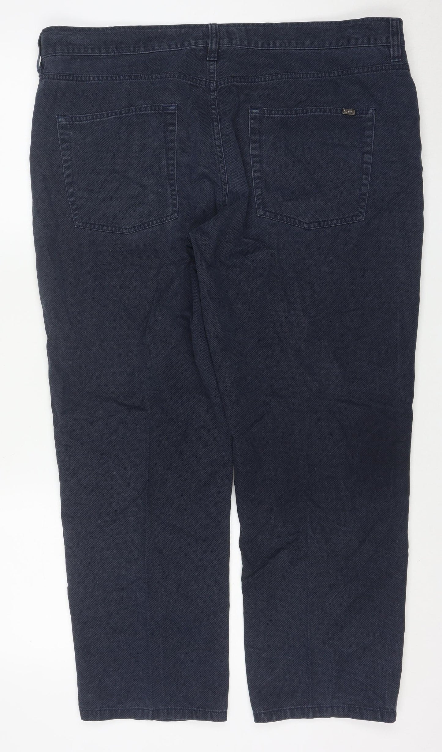 Maine New England Men's Blue 40S Chino Trousers Cotton Stretch