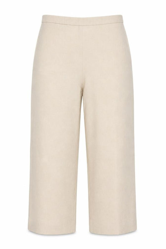 Eastex Women Beige High Rise Straight Trousers Size 12