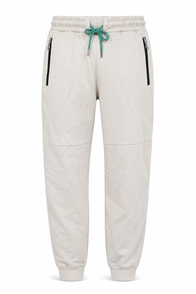 Zara Men Beige Jogger Trousers S Regular Fit Knit Elastic Waist