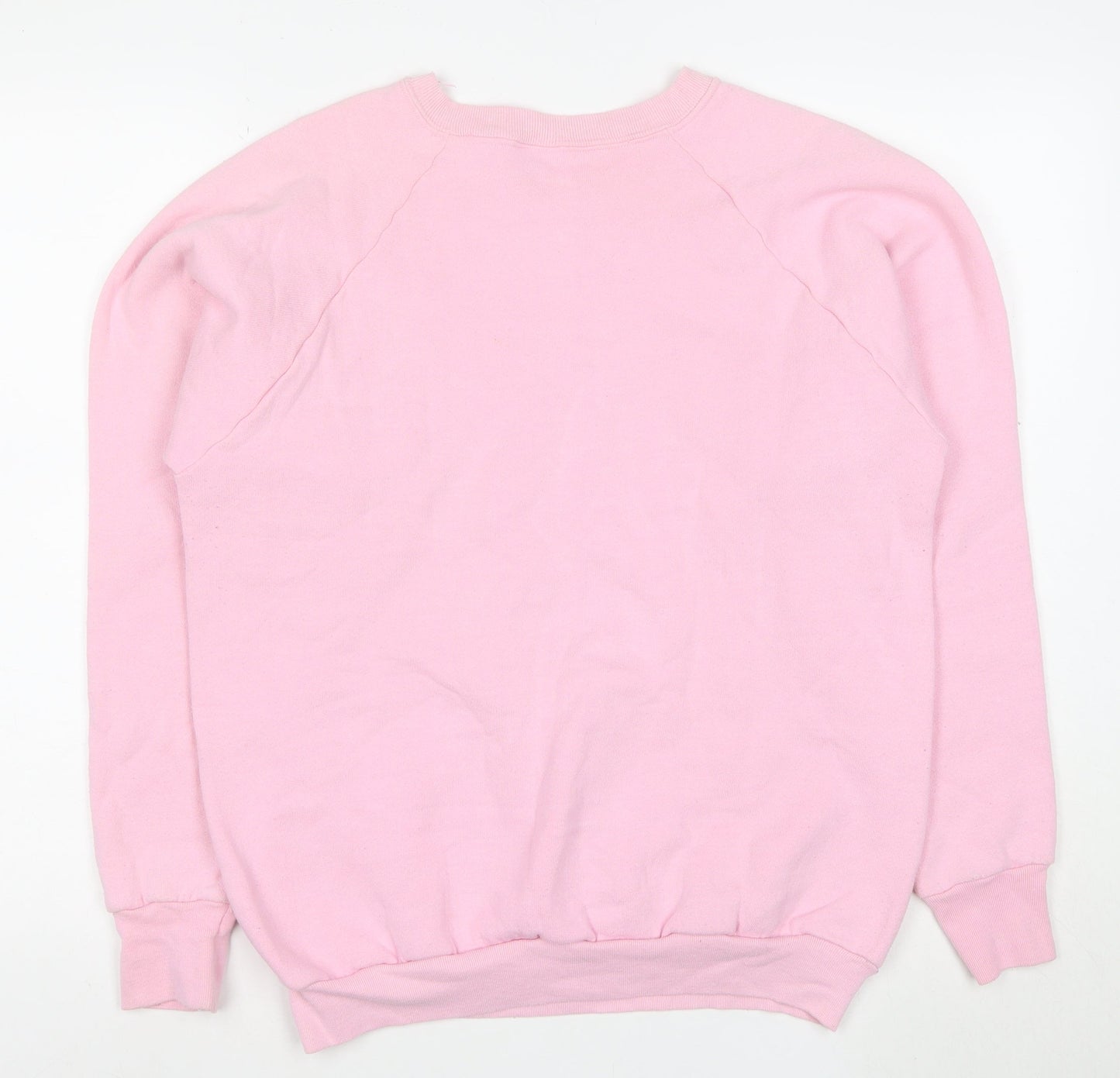 Fruit of the Loom Women Pink Tin Cup Colorado Pullover Sweatshirt L