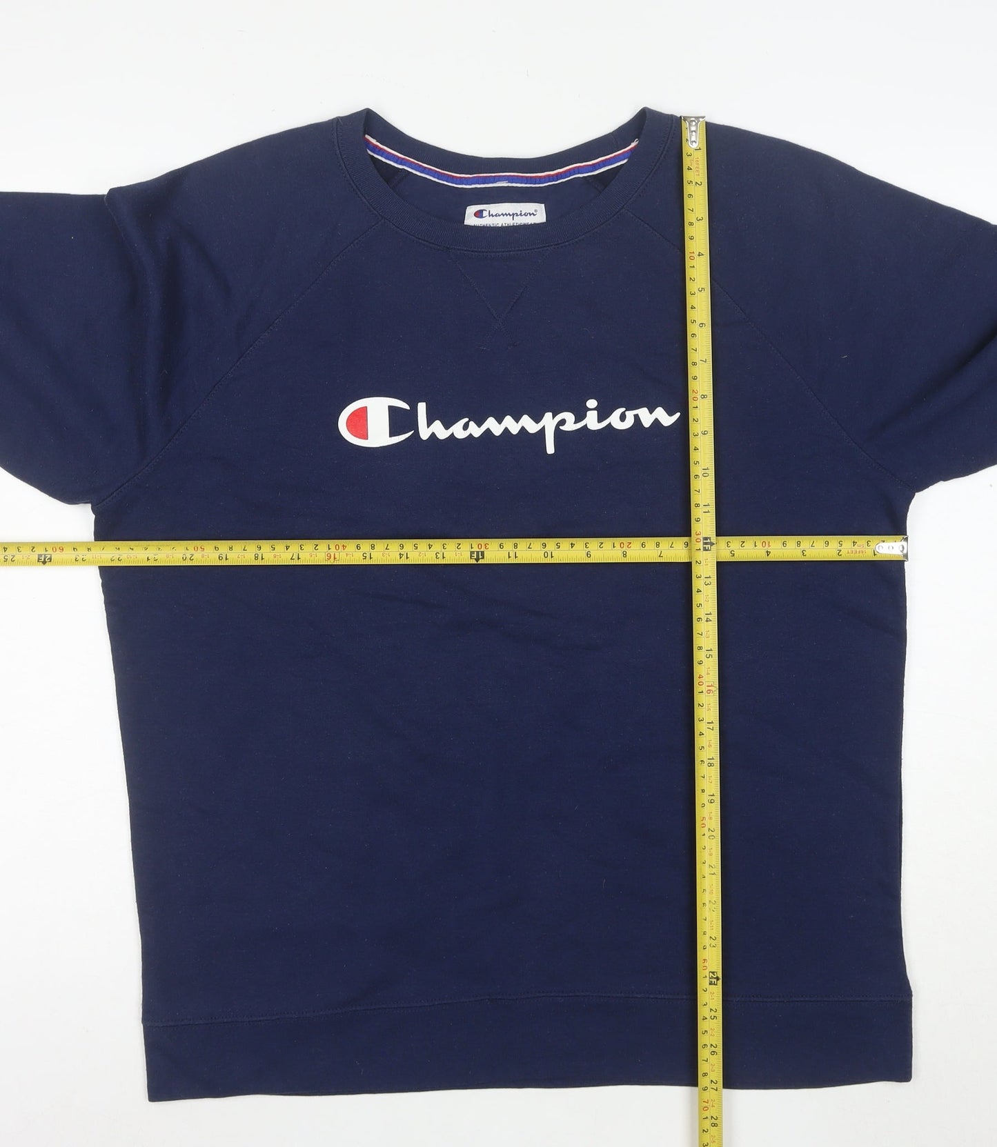 Champion Women's Navy Blue XL Crew Neck Pullover Sweatshirt