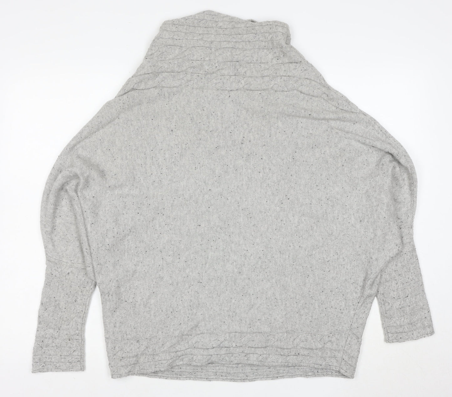 Phase Eight Women’s Grey Cowl Neck Relaxed Knit Jumper Size S