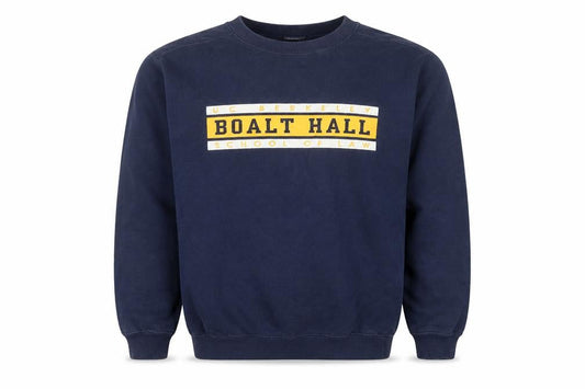 The Cotton Exchange Mens Blue Small UC Berkeley Boalt Hall Pullover Sweatshirt