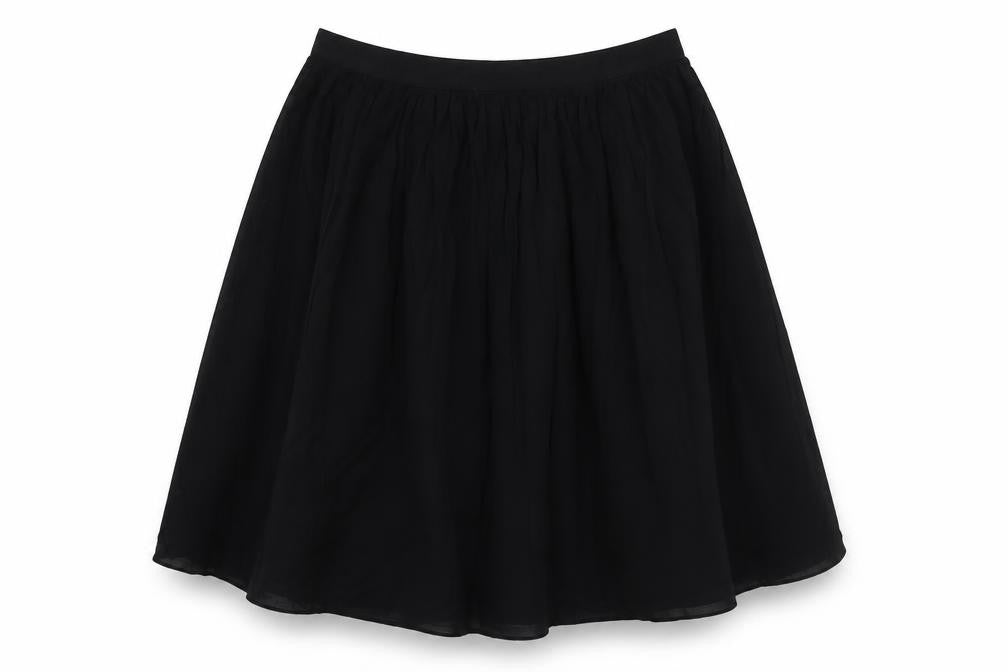 ASOS Women’s Black Size 12 A-Line Jersey Knee Length Skirt