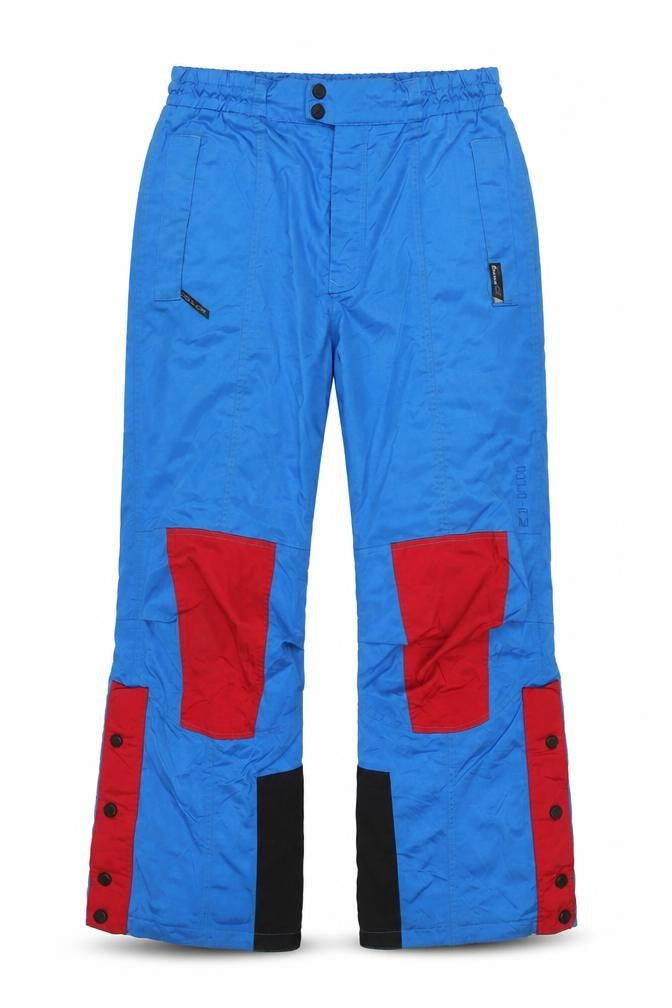 Couloir Men's Blue Red Snow Pants Size 38 Insulated Waterproof