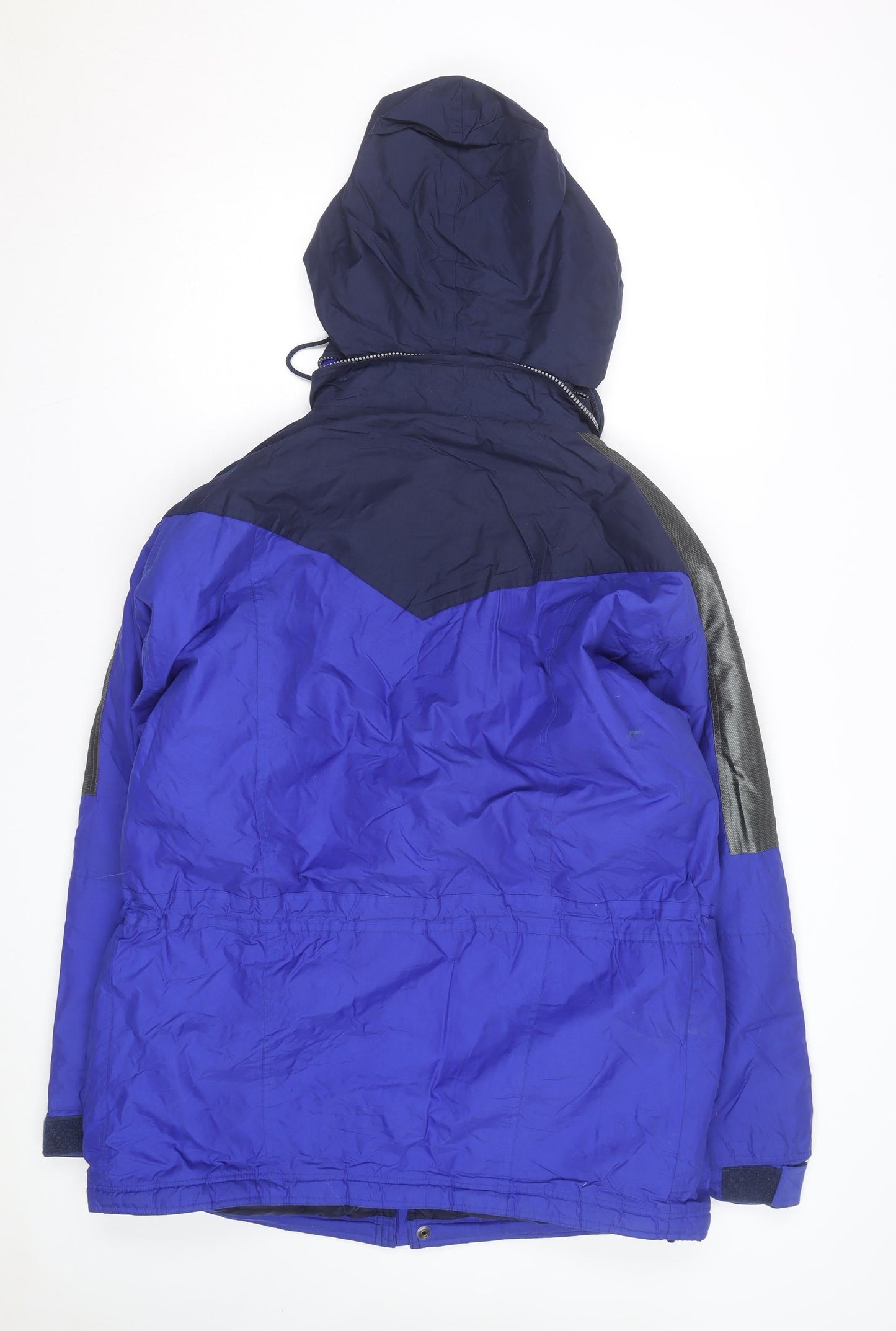 TCM Men’s Blue Waterproof Ski Jacket L Hooded Winter Outdoor