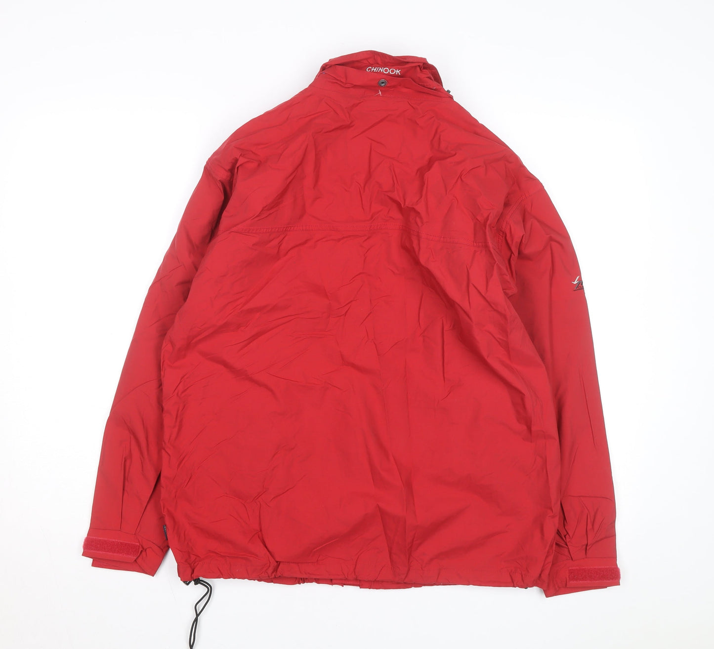 Chinook Men’s Red Parka Jacket M Windproof Water Resistant Outdoor