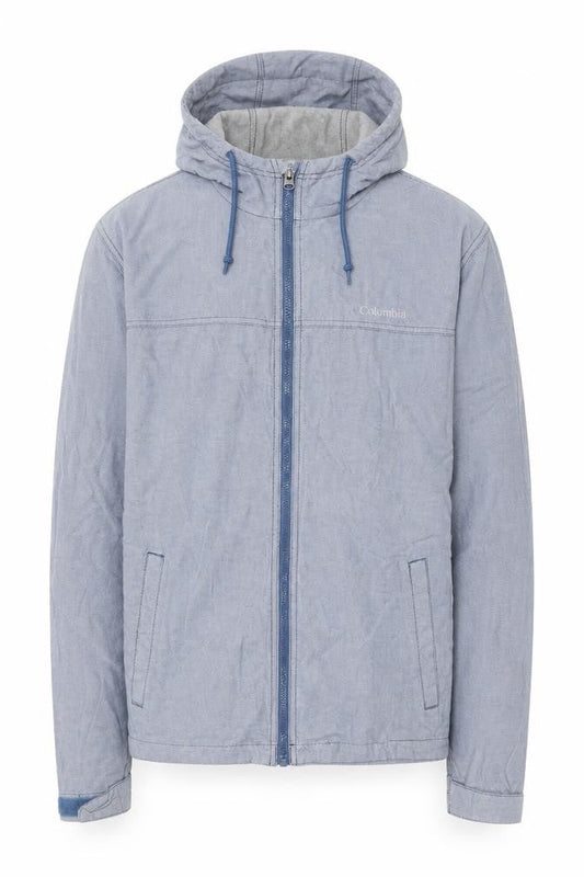 Columbia Men's Blue Full Zip Lightweight Hoodie Size S