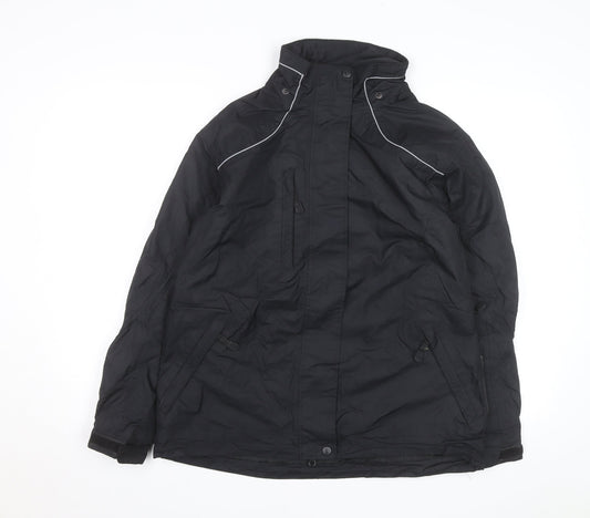 Viking Mens Black L Waterproof Windproof Creekside Rain Jacket
