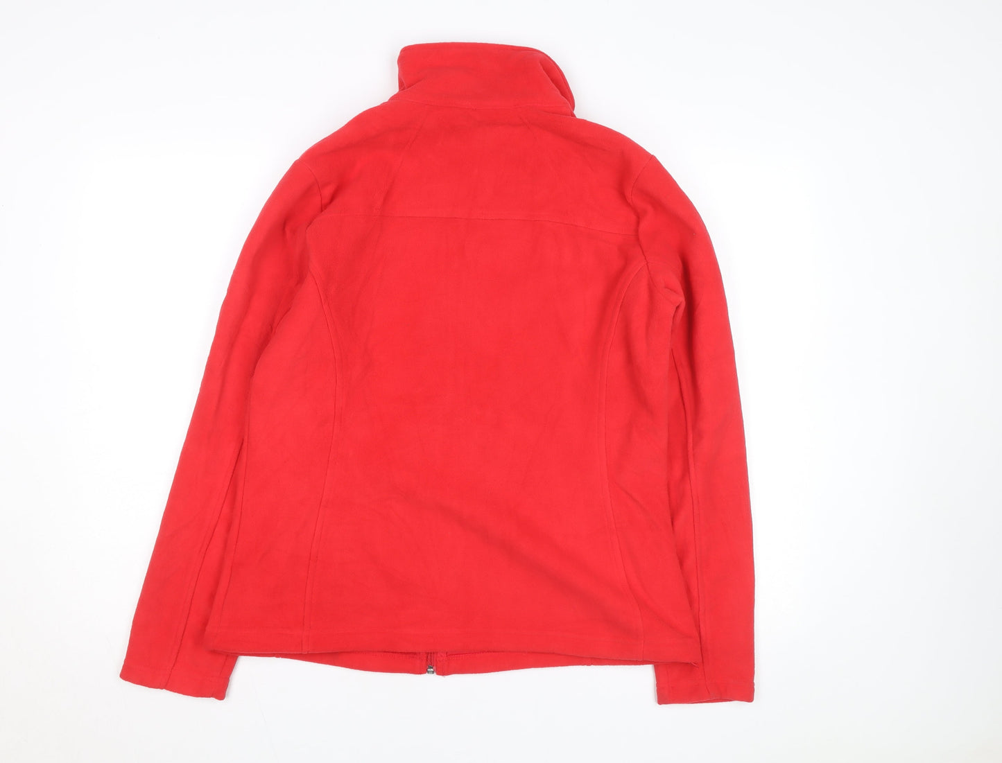 Columbia Men's Red Fleece Full Zip Windbreaker Jacket Size L