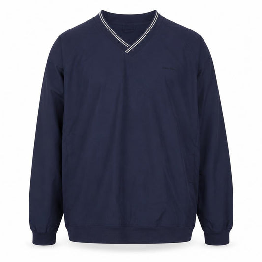 Eddie Bauer Men's Blue V-Neck Pullover Sweatshirt Size L Tall