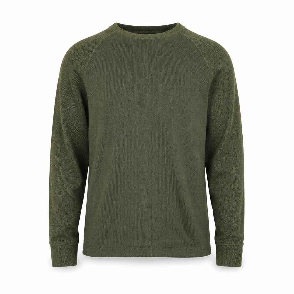 Craghoppers Mens Green Crew Neck Wool Blend Pullover Jumper M