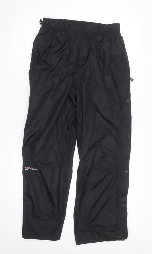 Berghaus Womens Black Waterproof Rain Trousers Size 16