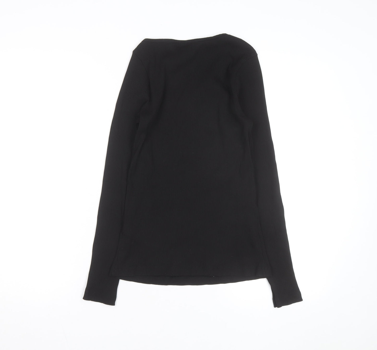 InWear Women's Black V-Neck Slim Fit Long Sleeve Jumper M