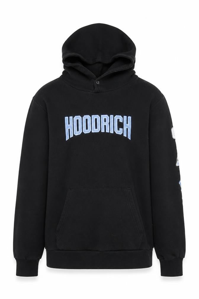 Hoodrich Men’s Black Pullover Hoodie S Graphic Tiger Streetwear