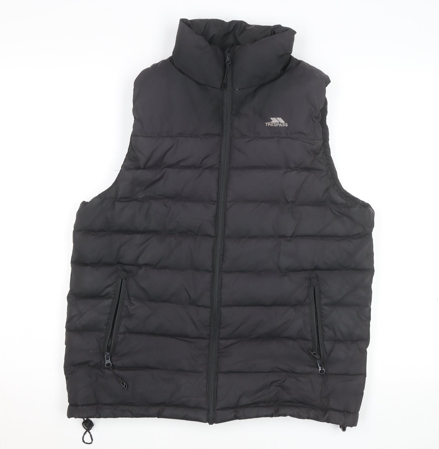 Trespass Men’s Black XS Down Puffer Waistcoat Outdoor Gilet