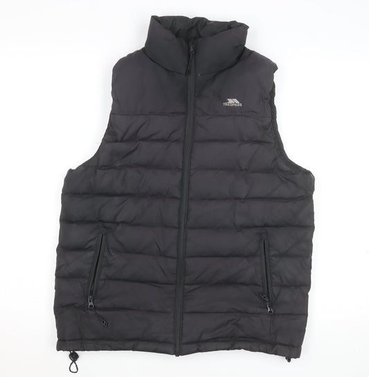 Trespass Men’s Black XS Down Puffer Waistcoat Outdoor Gilet