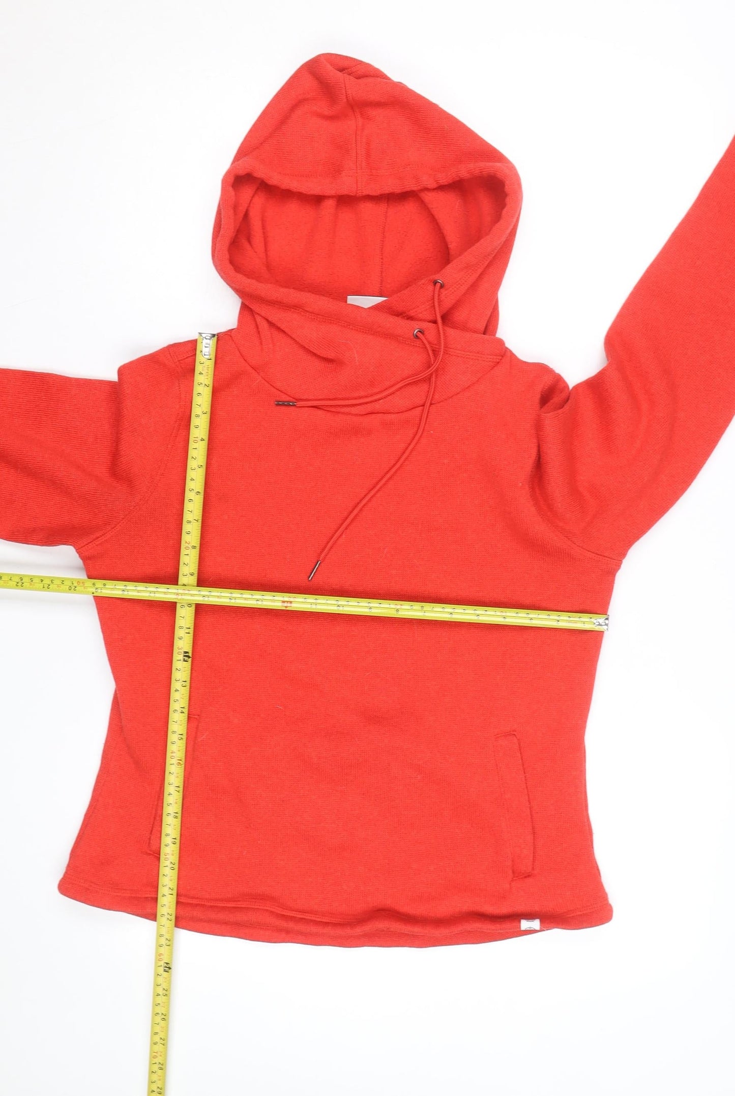 TOG24 Womens Red Pullover Hoodie Size 12 Polyester Fleece