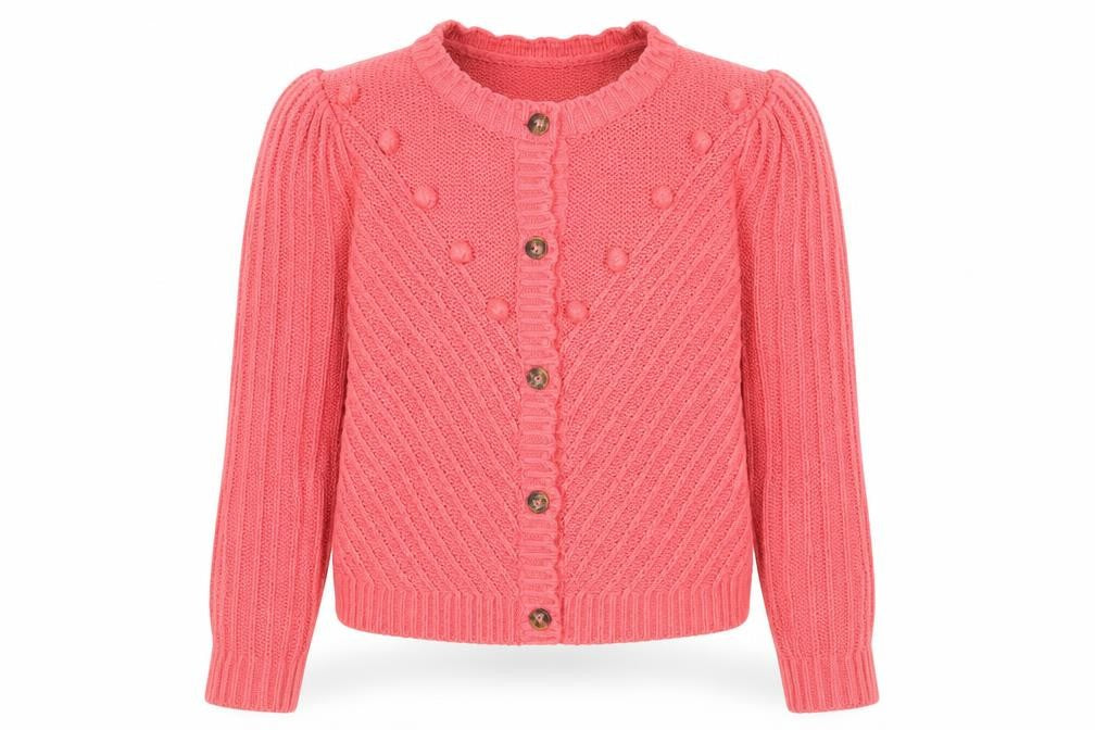 Marks & Spencer Per Una Women's Pink Cable Knit Cardigan S
