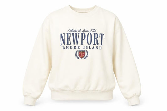 Hollister Womens Beige Newport Rhode Island Pullover Sweatshirt XS