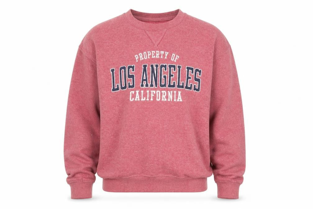 AC Sport Men's Red Los Angeles Crew Neck Sweatshirt Size S