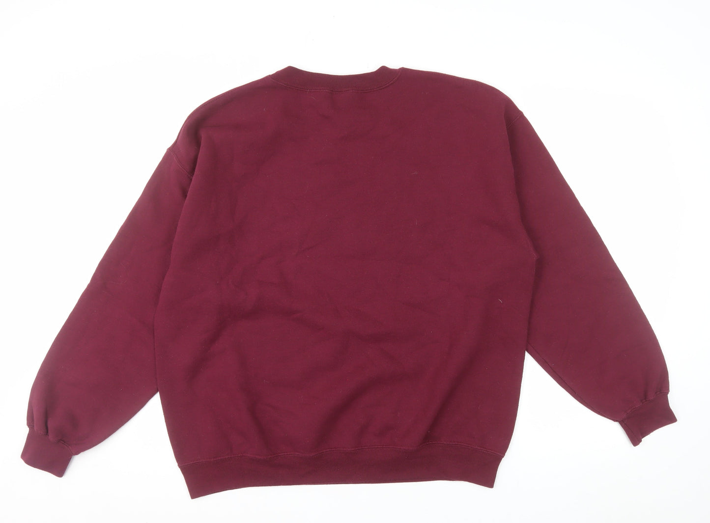 Gildan Men's Red Barts H London Graphic Pullover Sweatshirt Size L